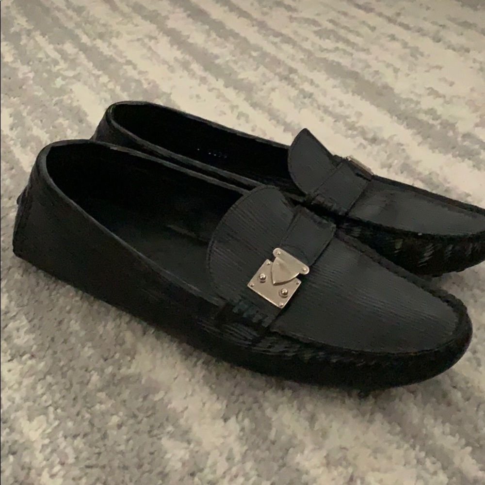 Louis Vuitton Epi Noir Loafers